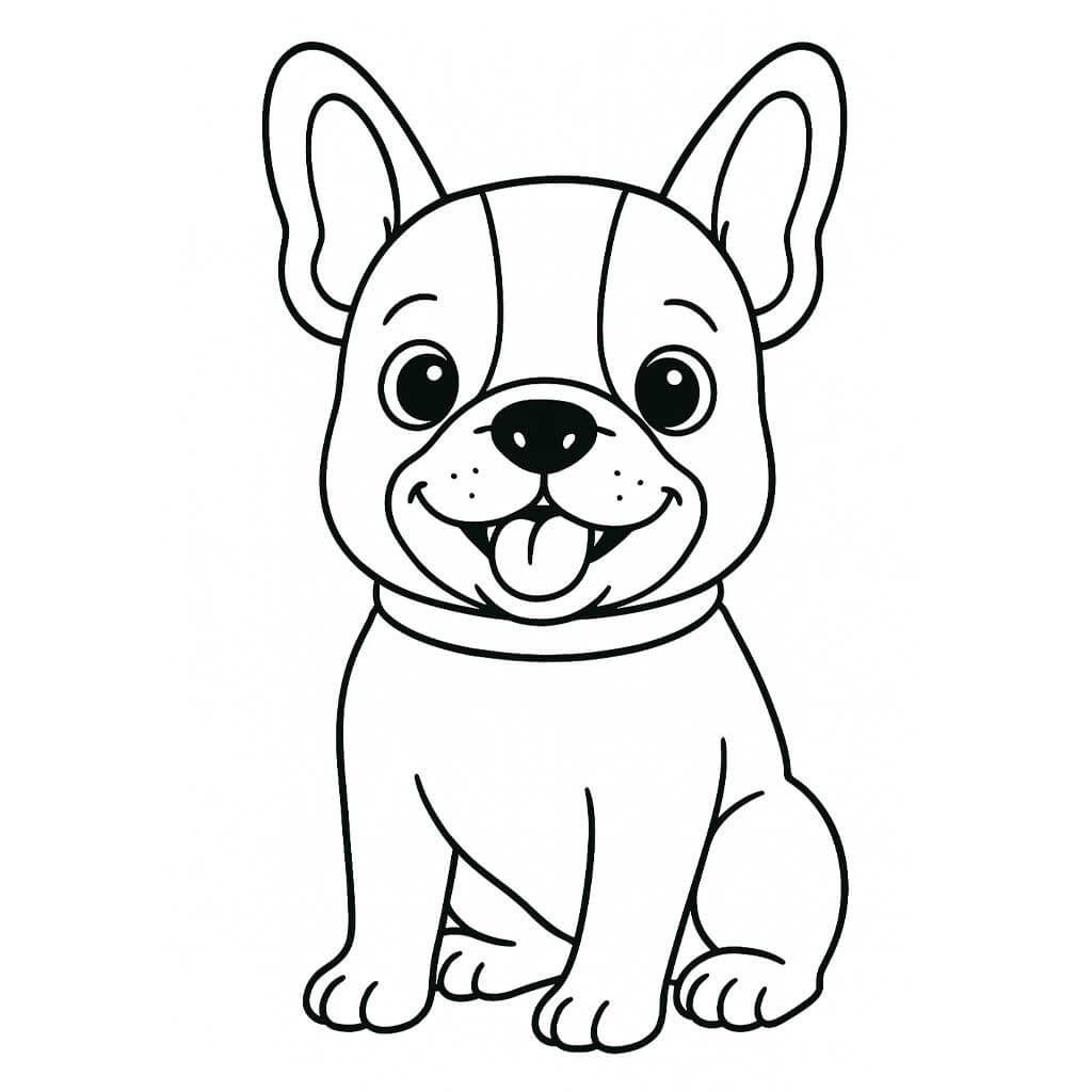 dibujos-de-bulldog-frances-para-colorear