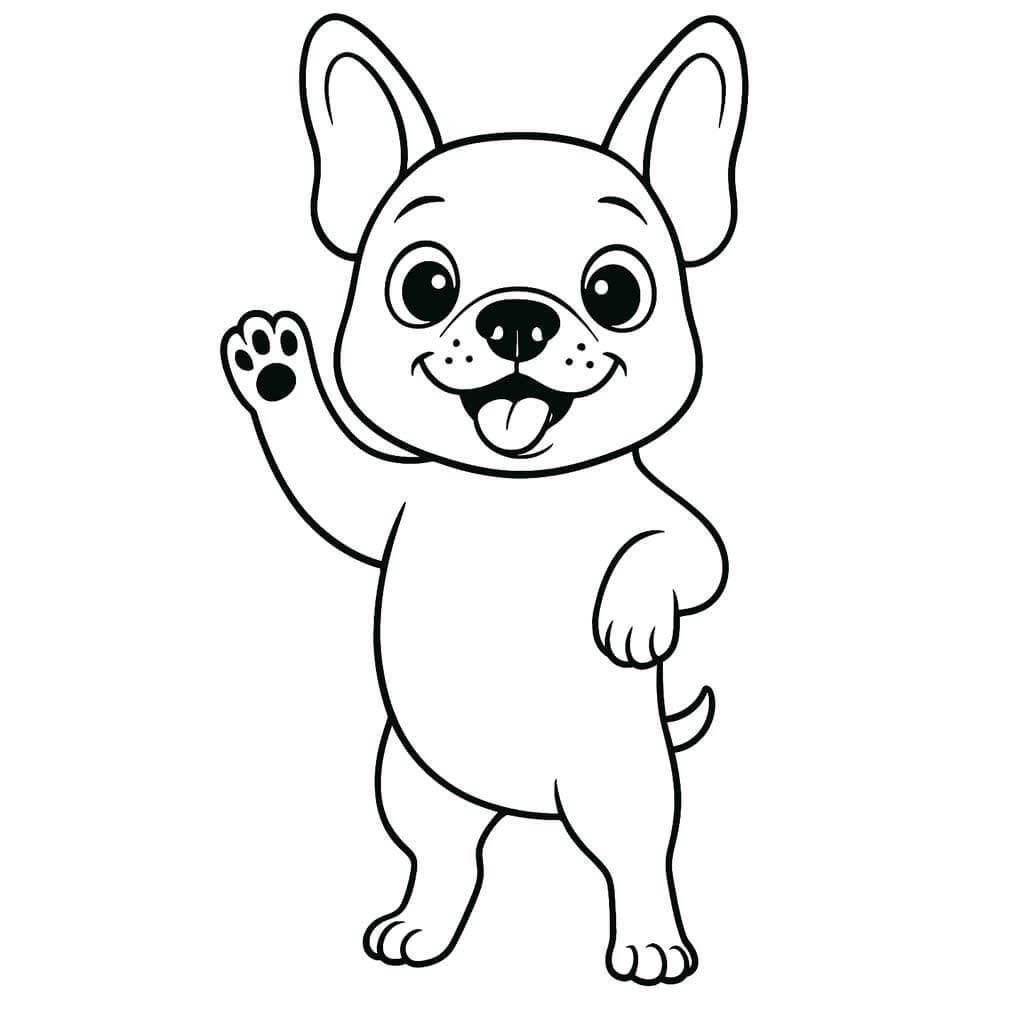 dibujos-de-bulldog-frances-para-colorear
