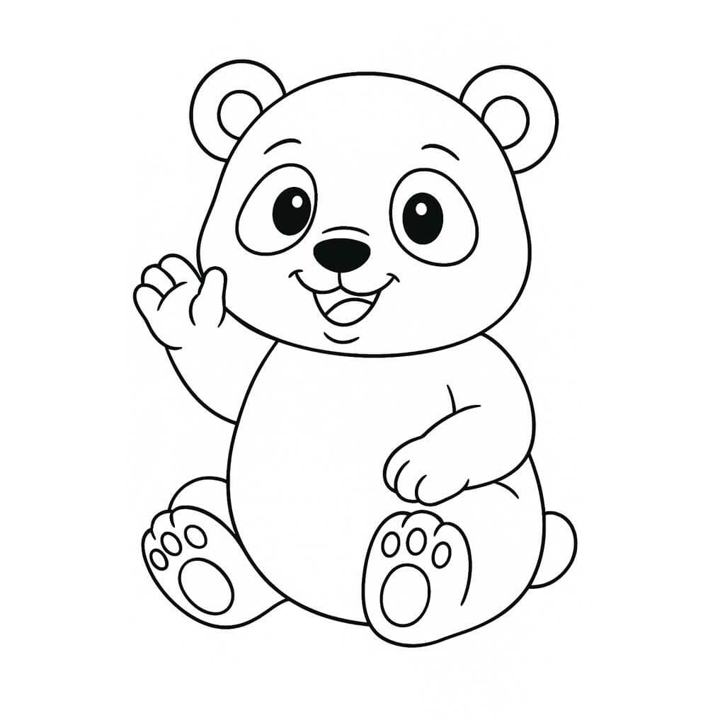 panda-para-colorear